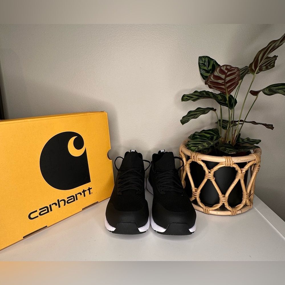NEW CARHARTT Women’s Haslett SD Safety Toe Work Shoes Black 8M Lightweight - Picture 2 of 11